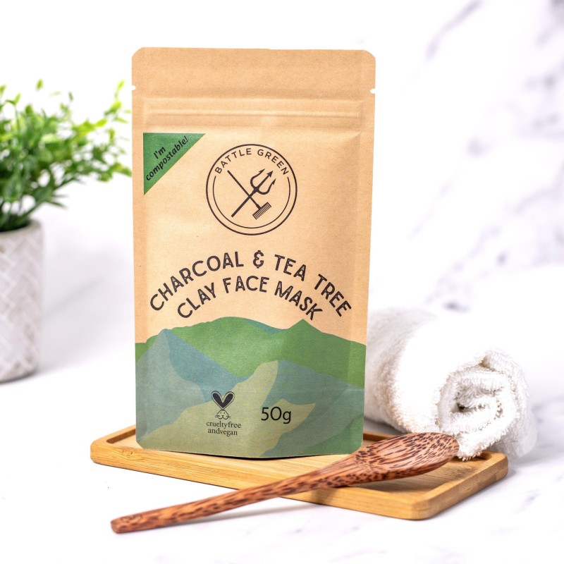 charcoal tea tree face mask