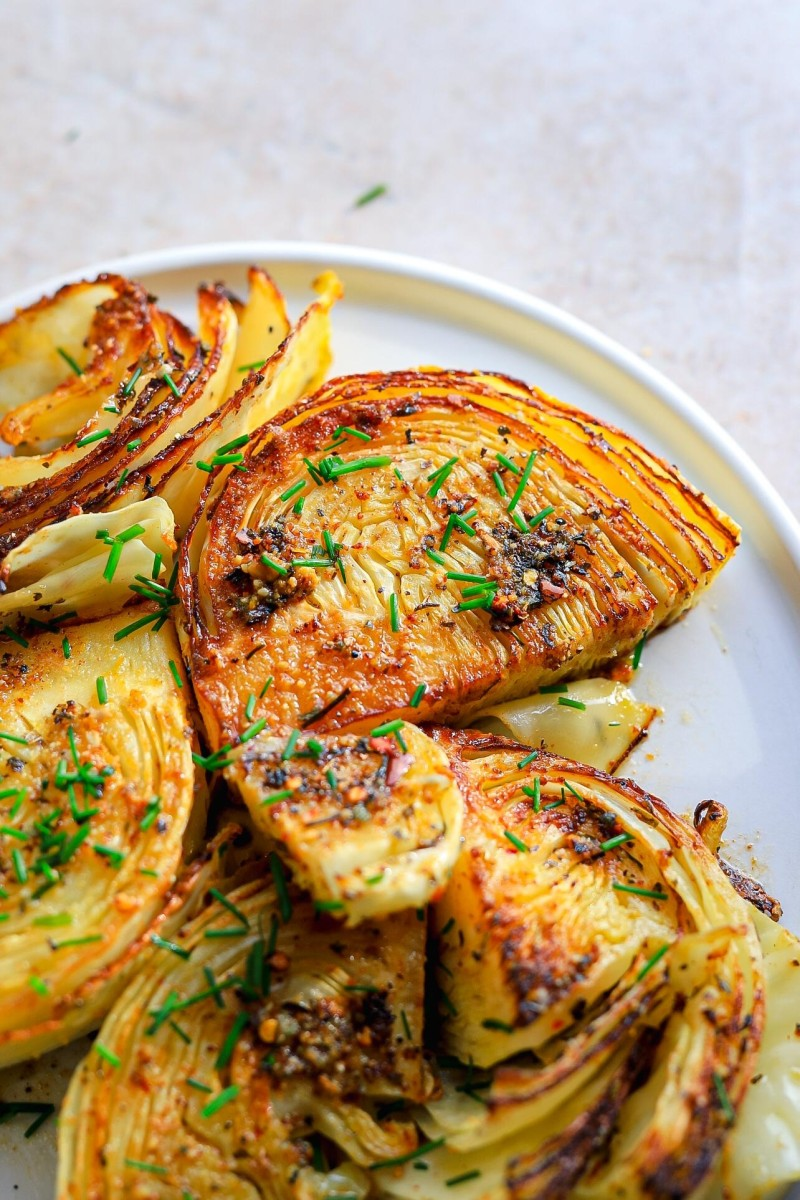 crispy cabbage steaks