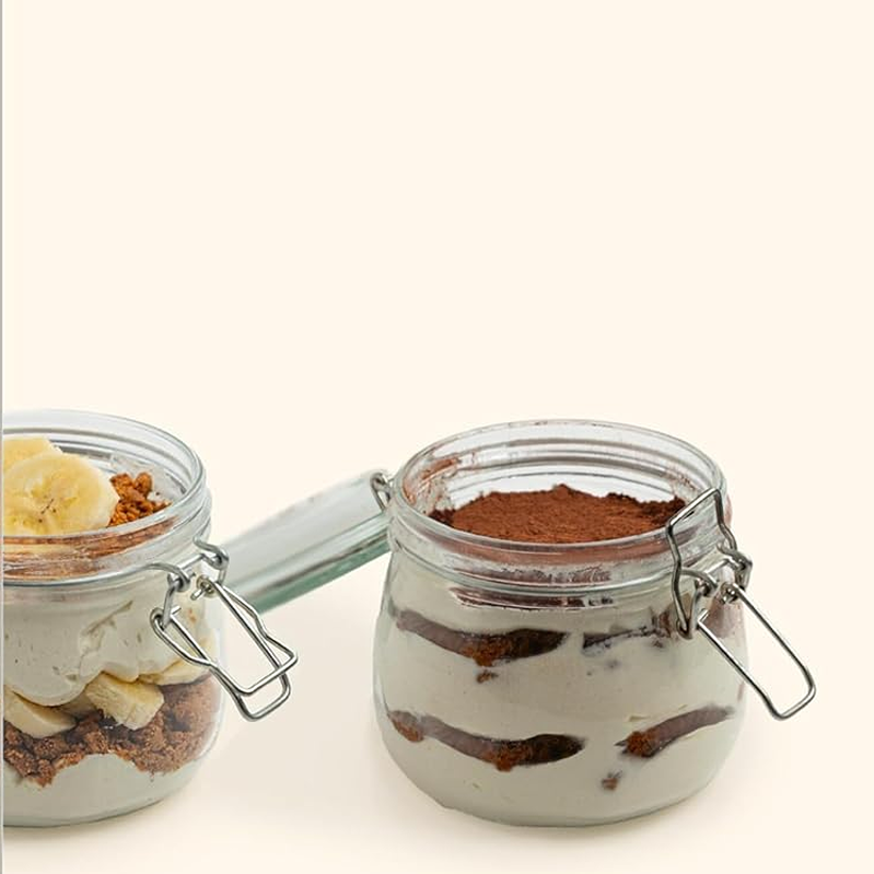 vegan dessert jars