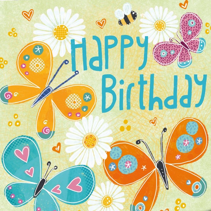 eco birthday card