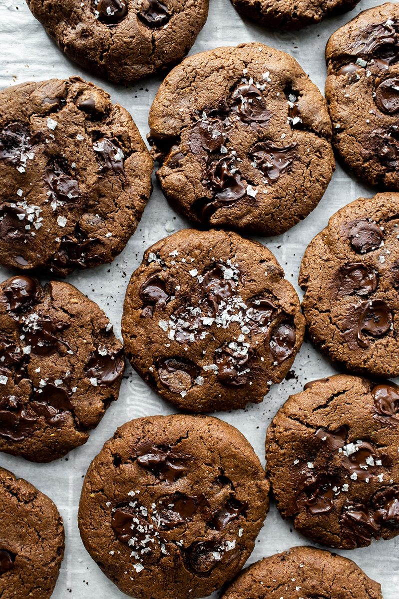 gluten-free vegan choc chip cookies