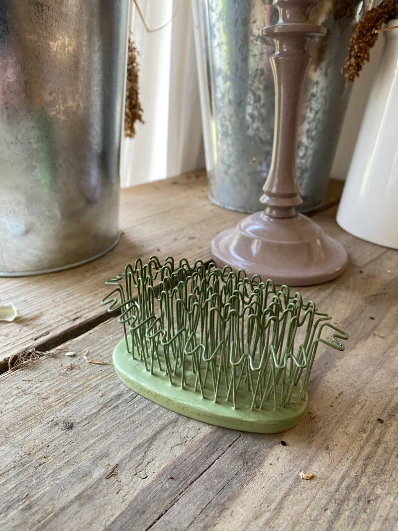 hair pin flower frog 