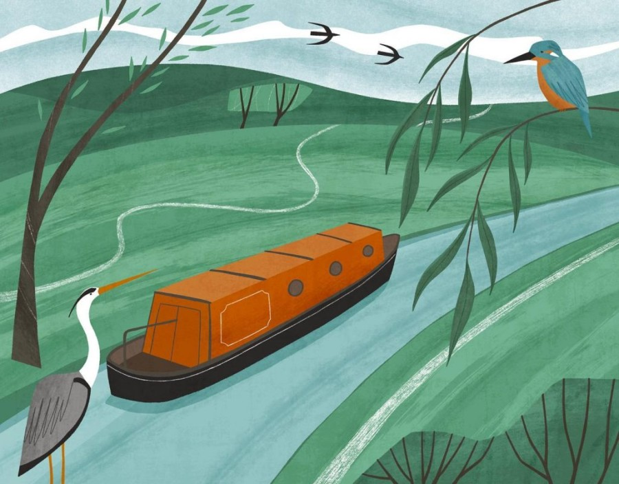 heron and kingfisher Holly Astle