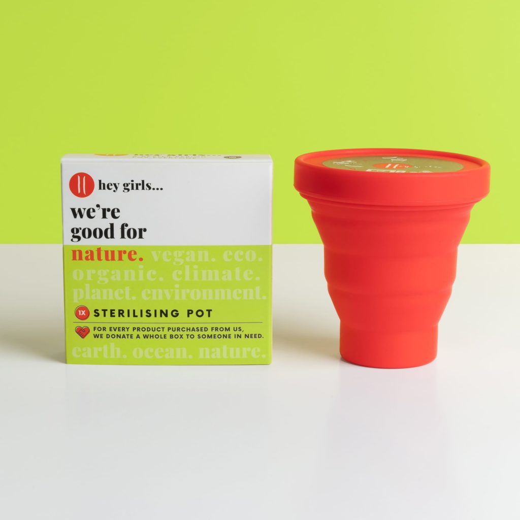 Hey Girls sterilising pots