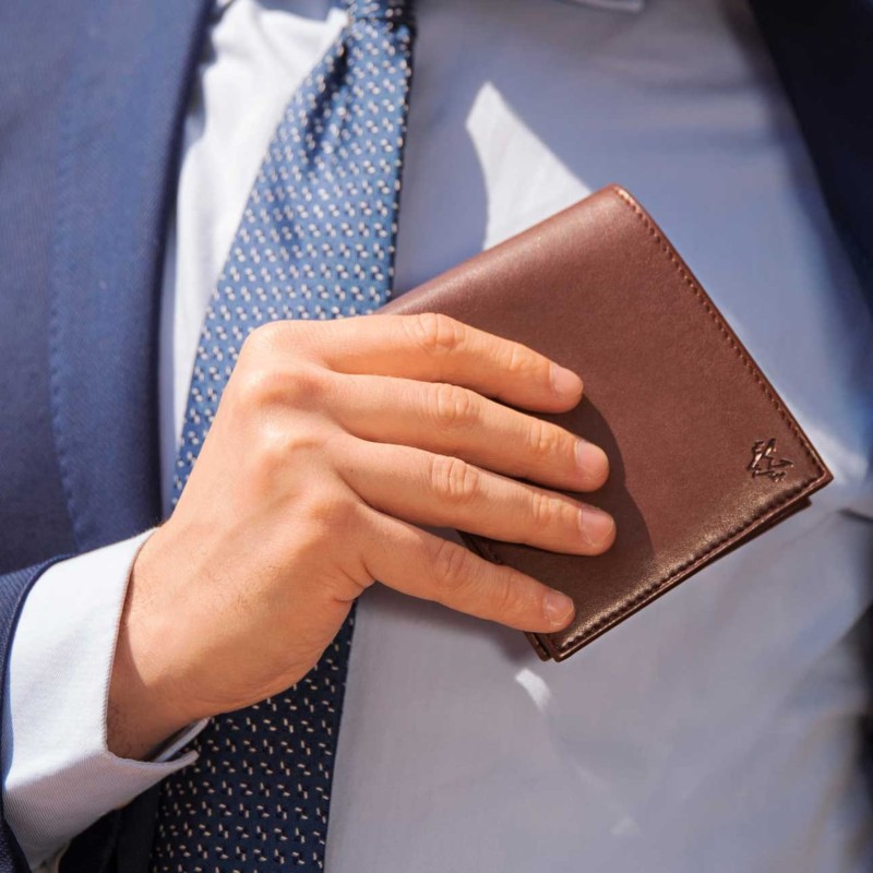 luxury vegan leather wallet