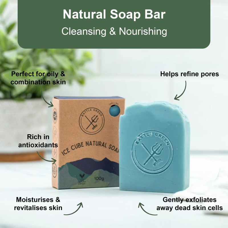 menthol handmade soap