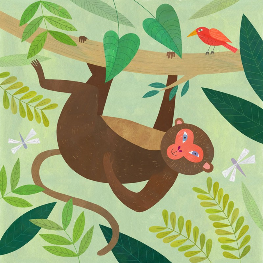 monkey and friends Melanie Mikecz