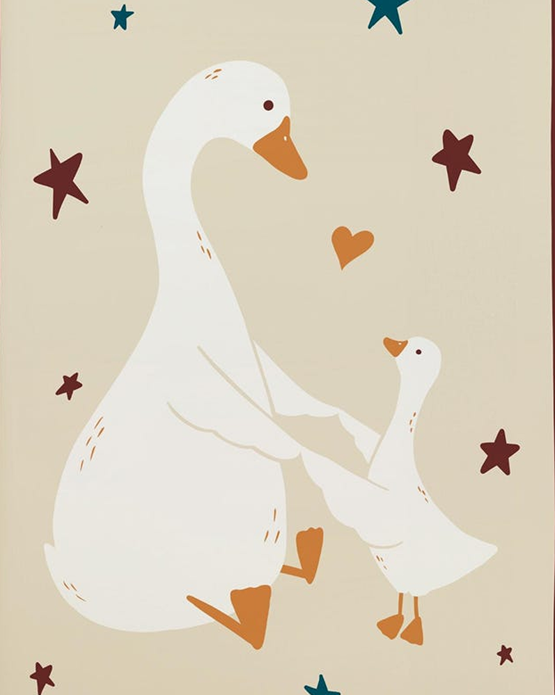mother goose and gosling