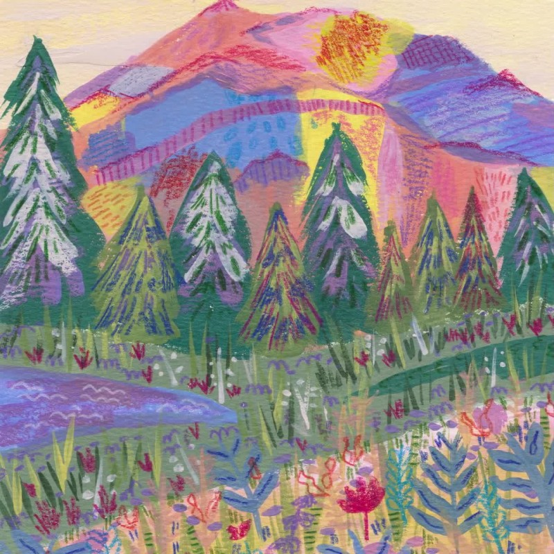 mountain confetti