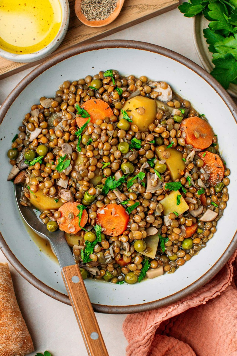 one pot lentil stew
