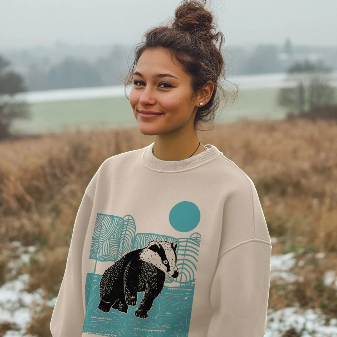 organic badger sweatshirt 