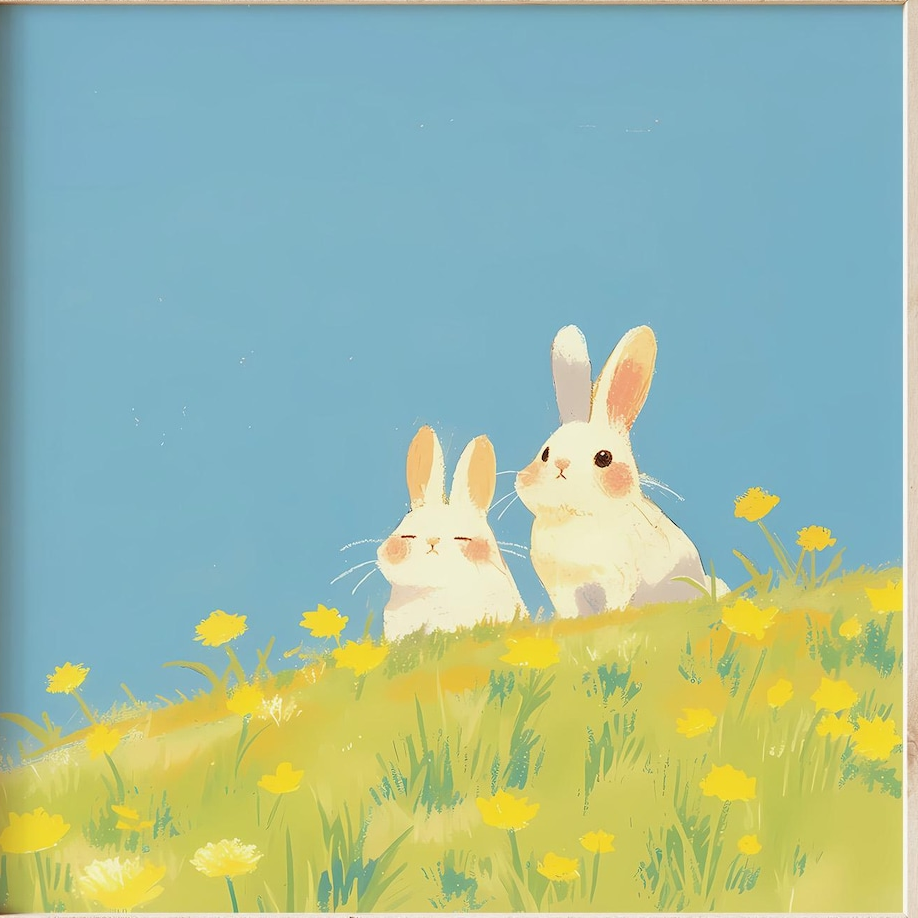 rabbit friends