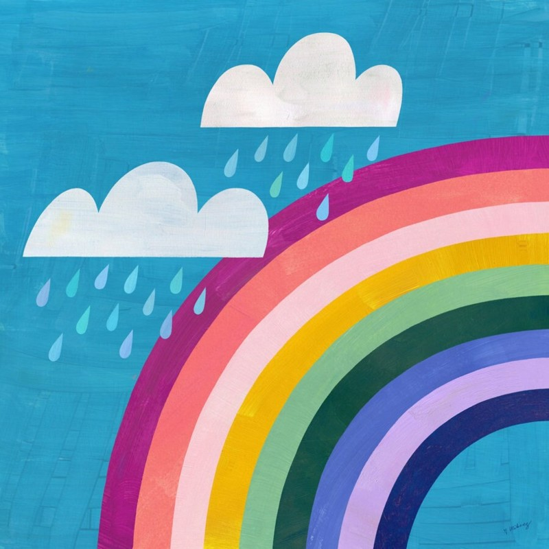 rain and rainbows