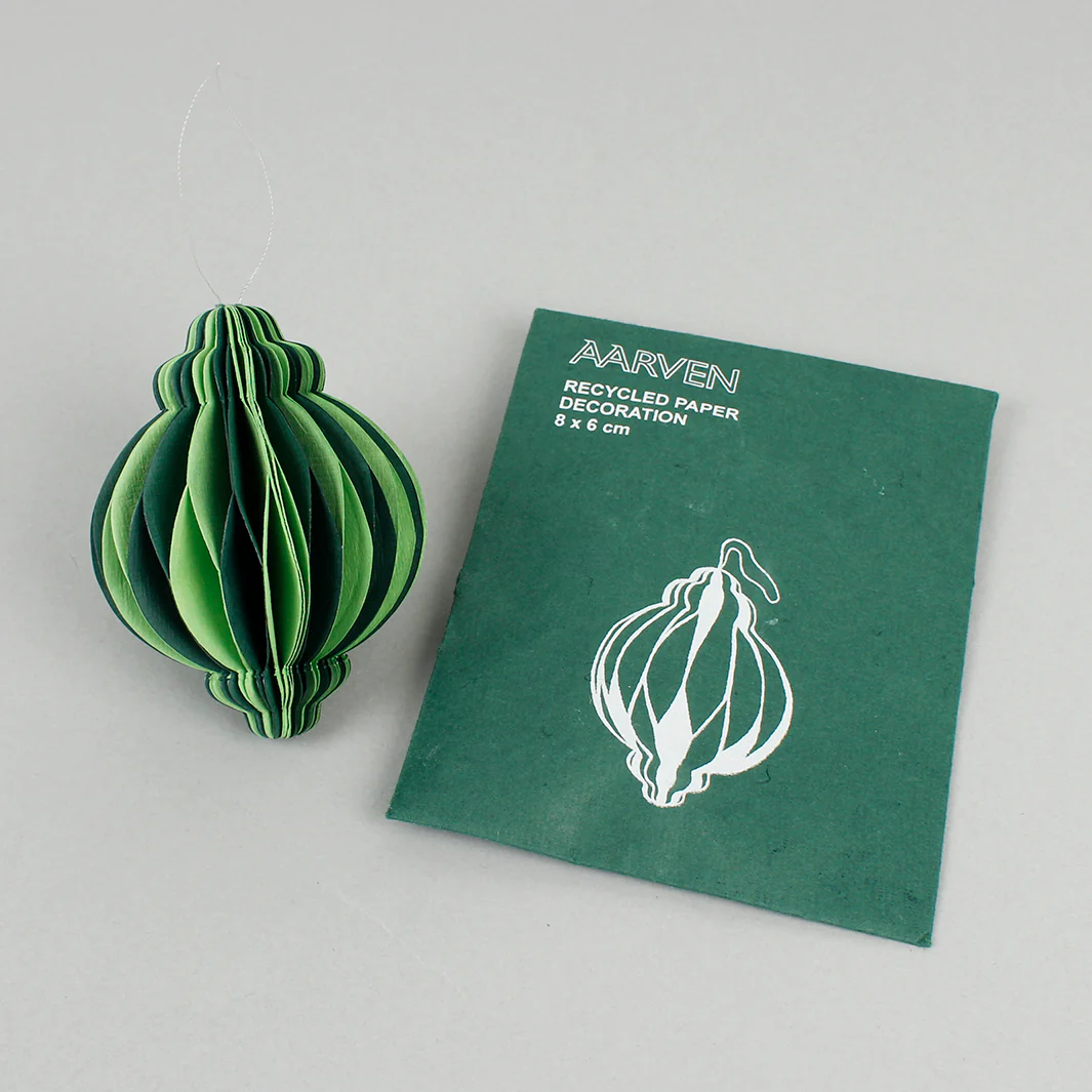 recycled paper decorations