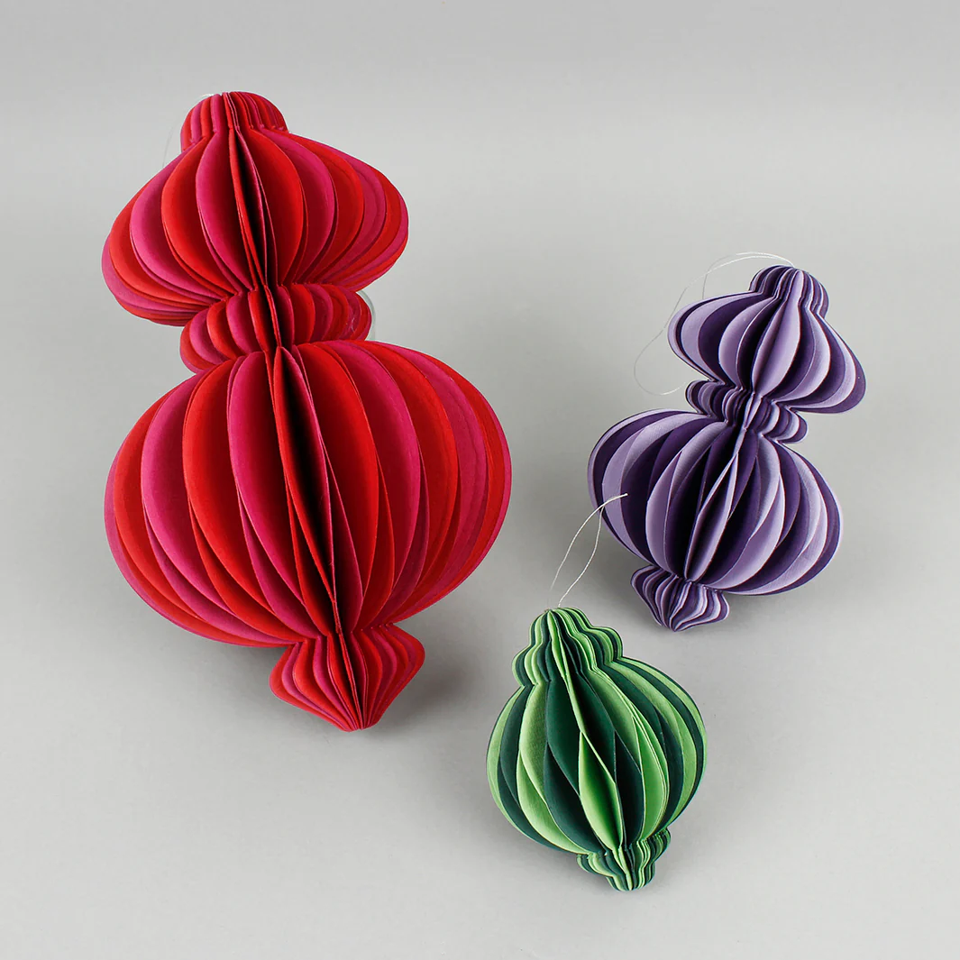 recycled paper decorations