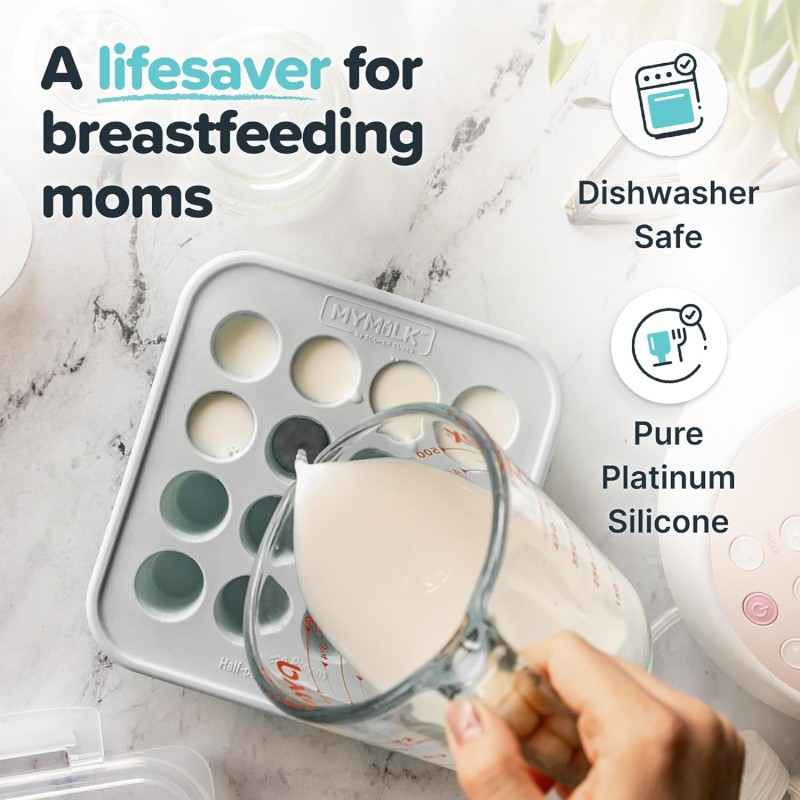 silicone breast milk trays 