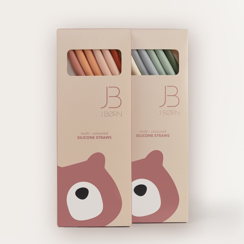 Silicone drinking straws