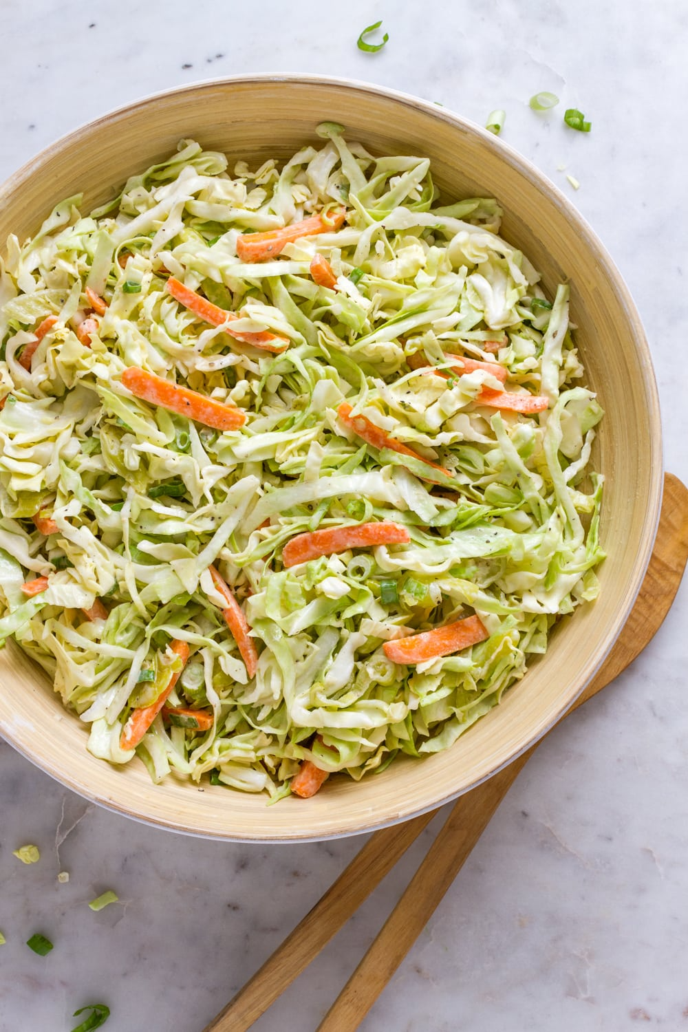 spicy vegan coleslaw