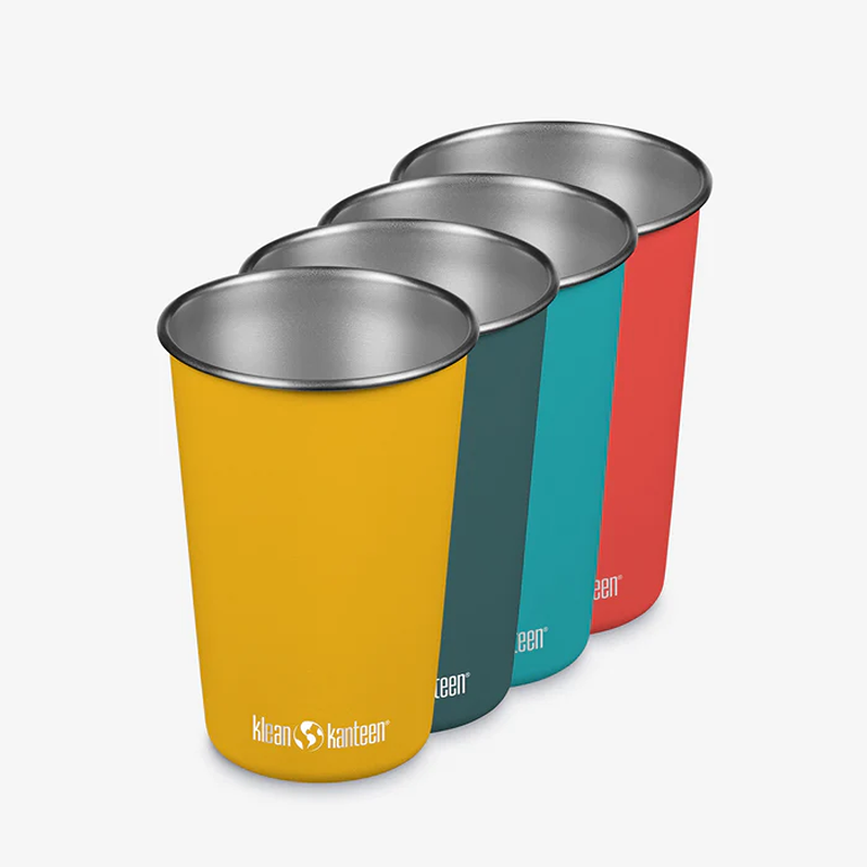 steel pint cups