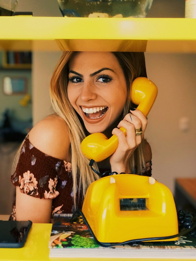 talking on the phone
