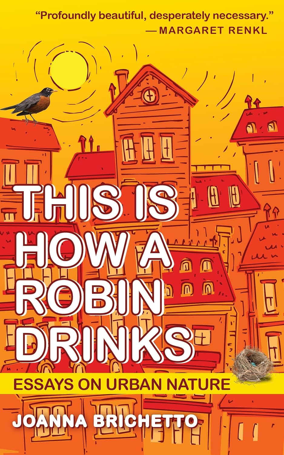 this is how a robin drinks