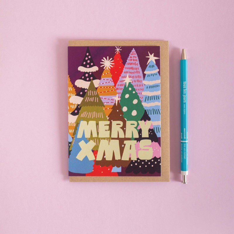 treemendous Christmas tree card