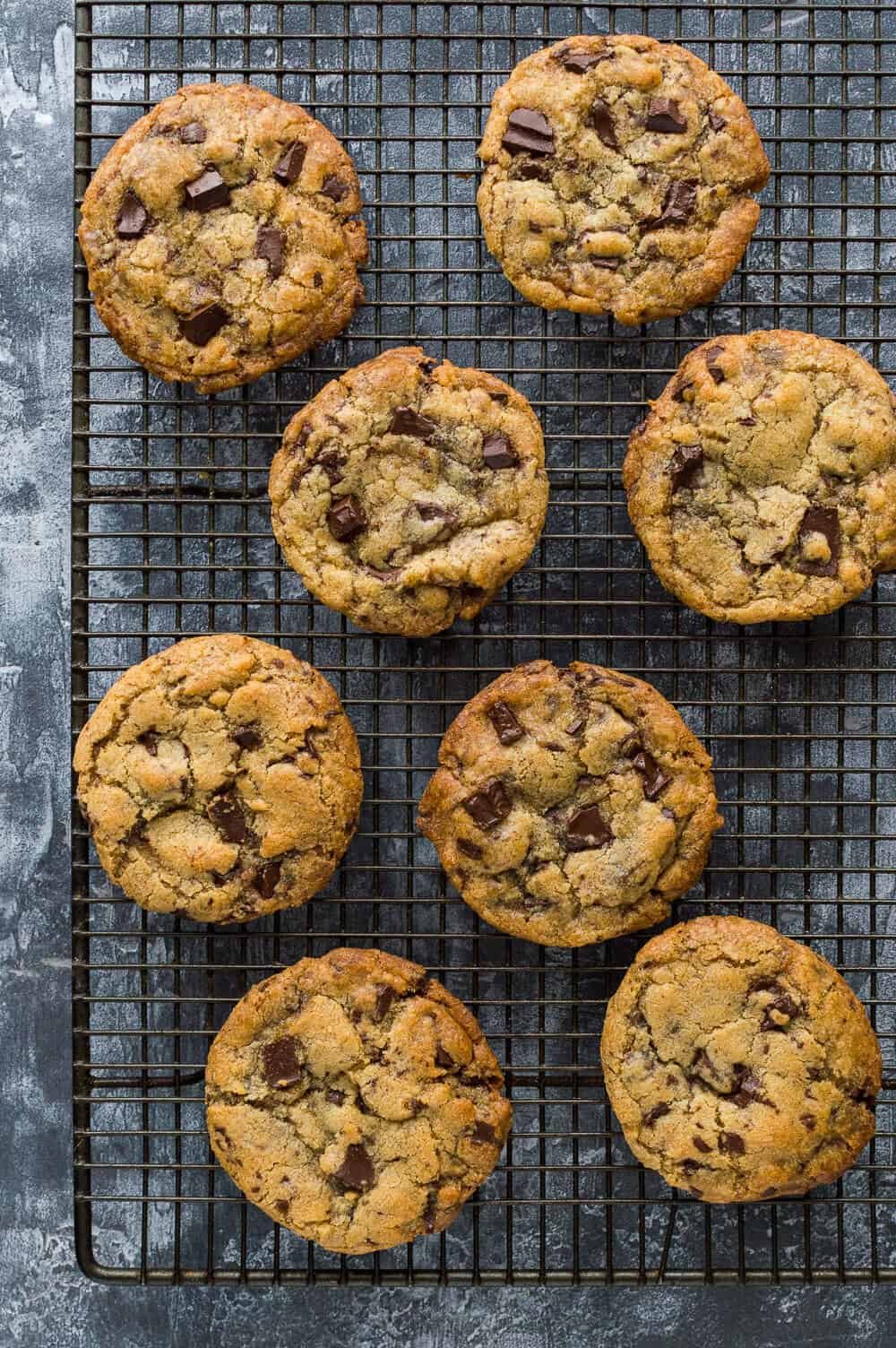 vegan choc chip cookies