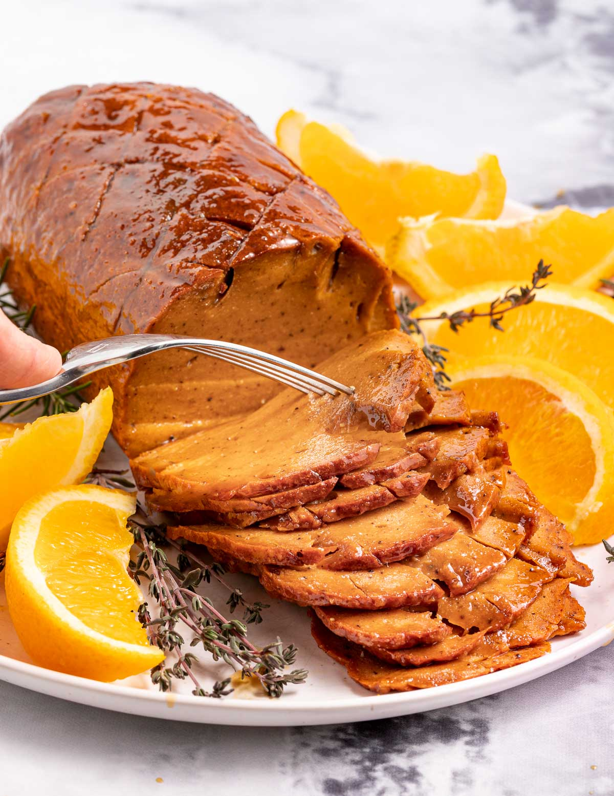 vegan ham slices
