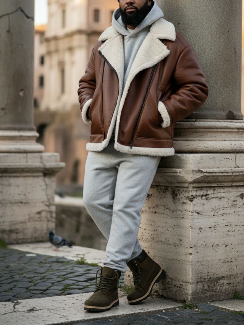 vegan leather jacket