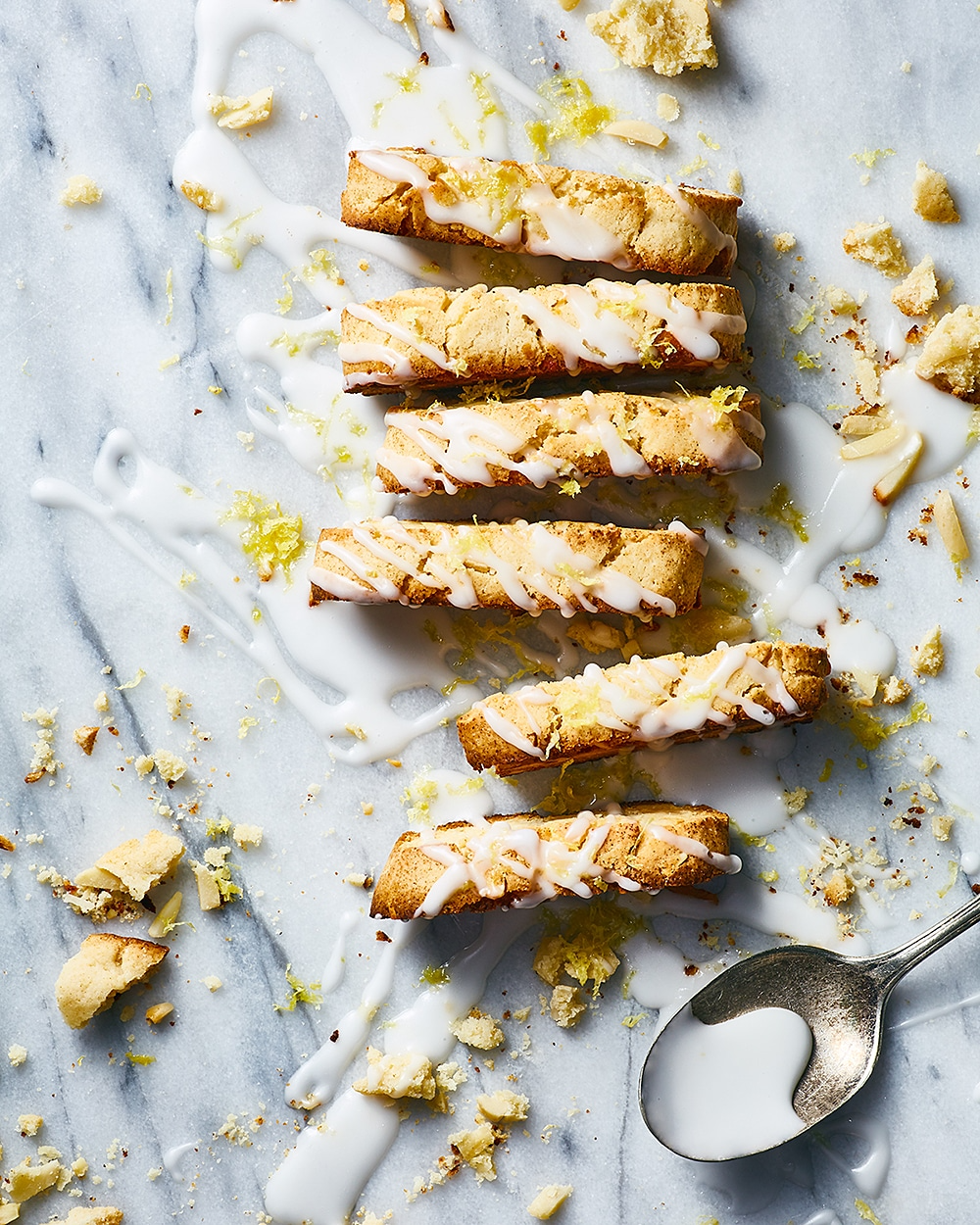 vegan lemon biscotti