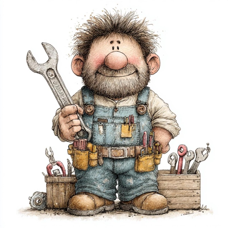 whimsical handyman