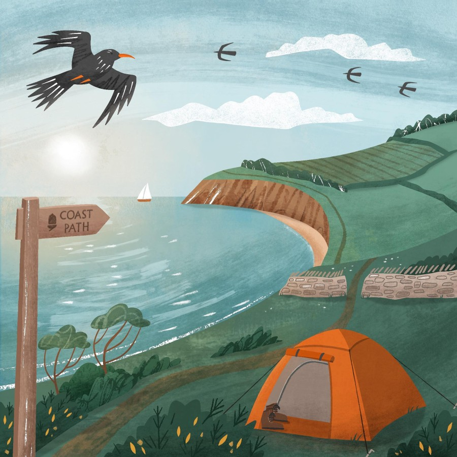 wild camping Holly Astle