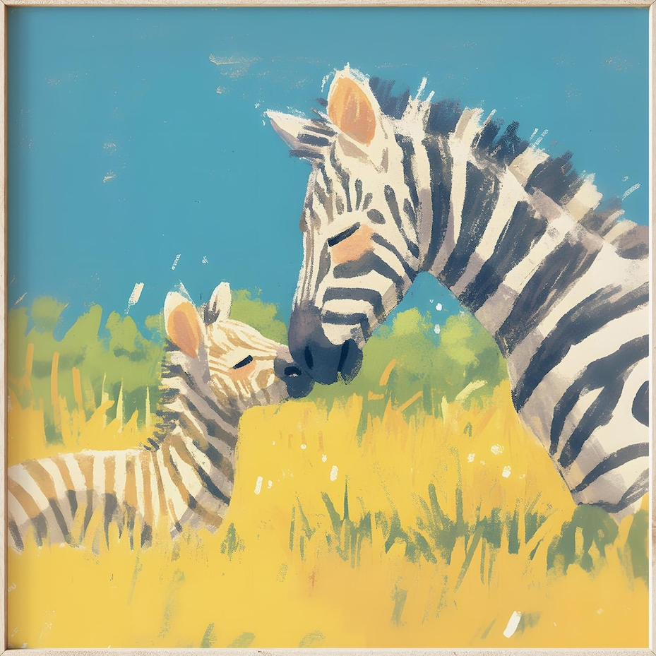 zebra family