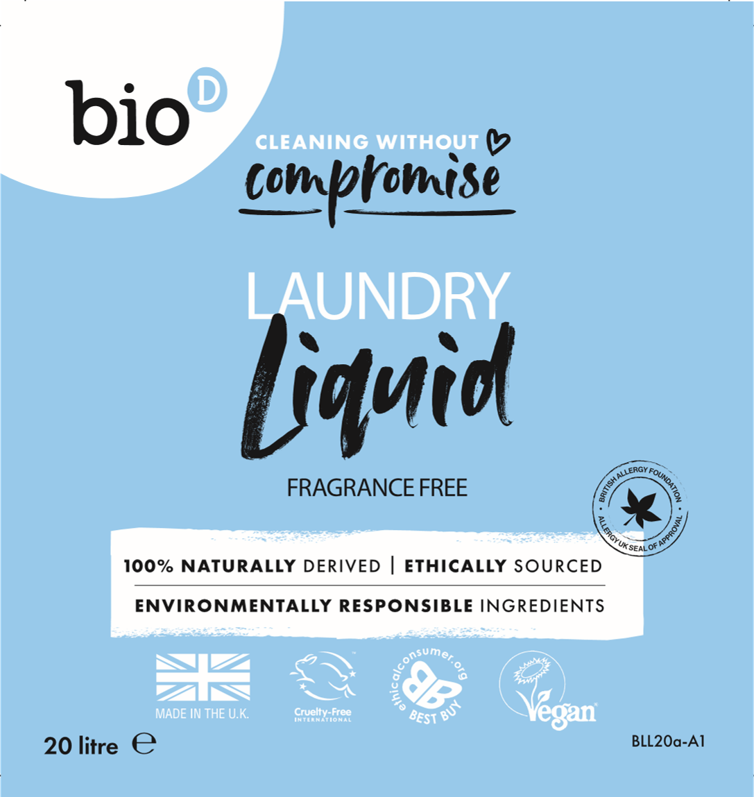 Bio-D fragrance-free laundry liquid