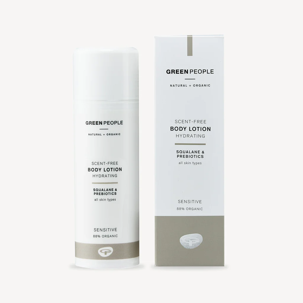 Green People scent free hand and body lotion