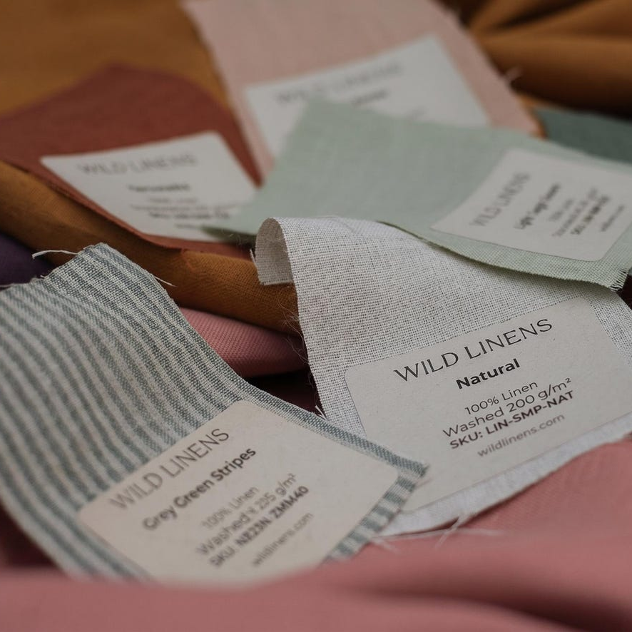 linen fabric samples