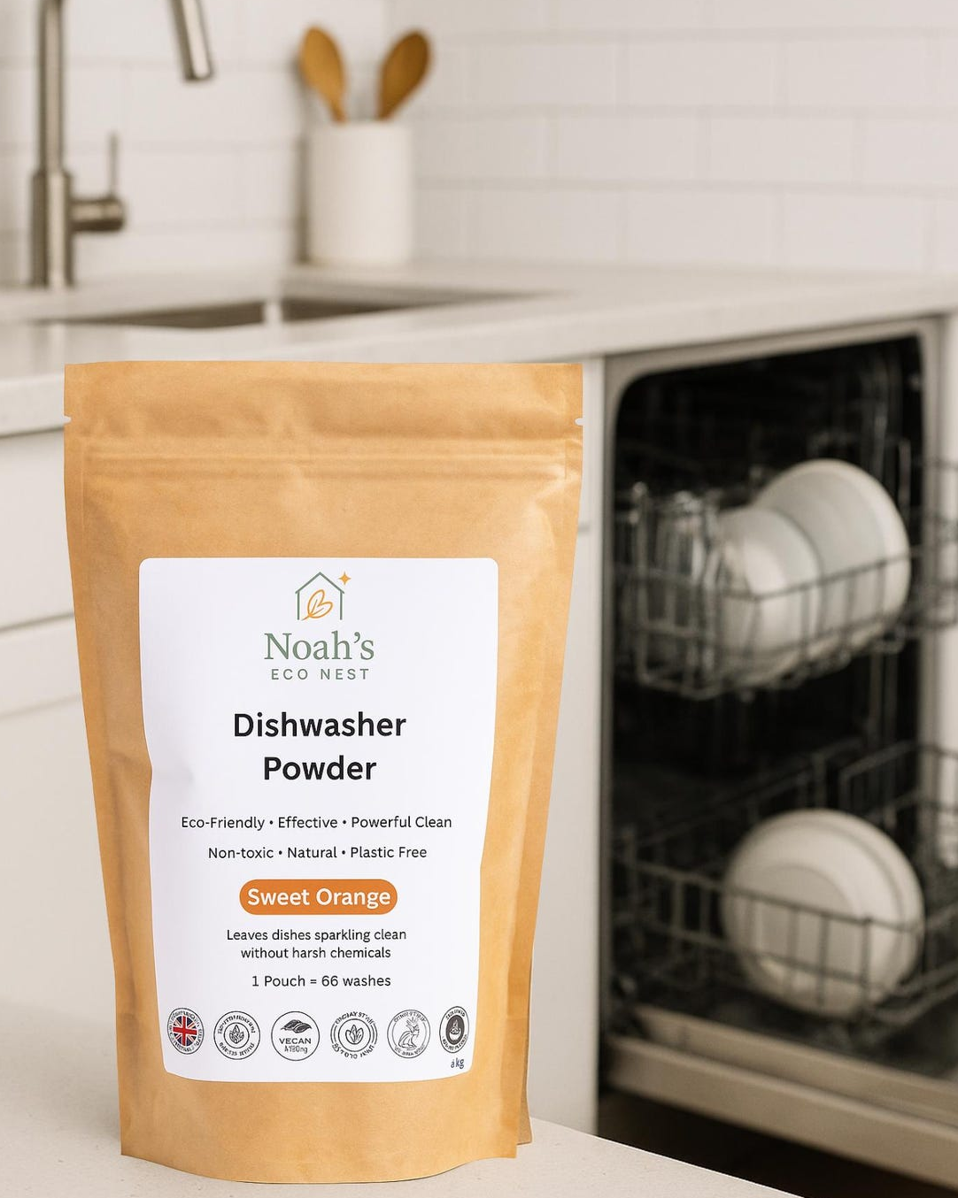 Noah's eco dishwasher powder