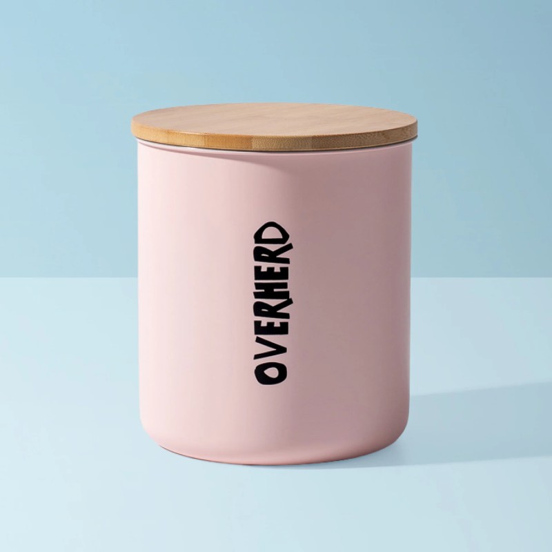 Overherd storage tin