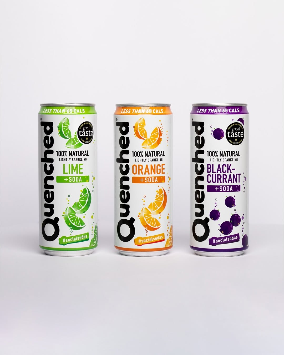 Quenched sodas