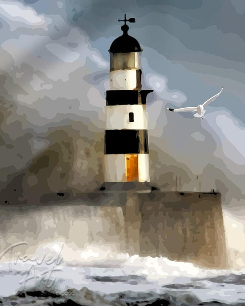 Seahouse lighthouse