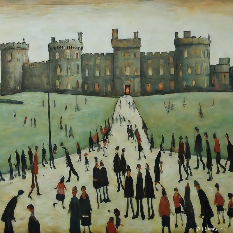 Windsor castle Lowry