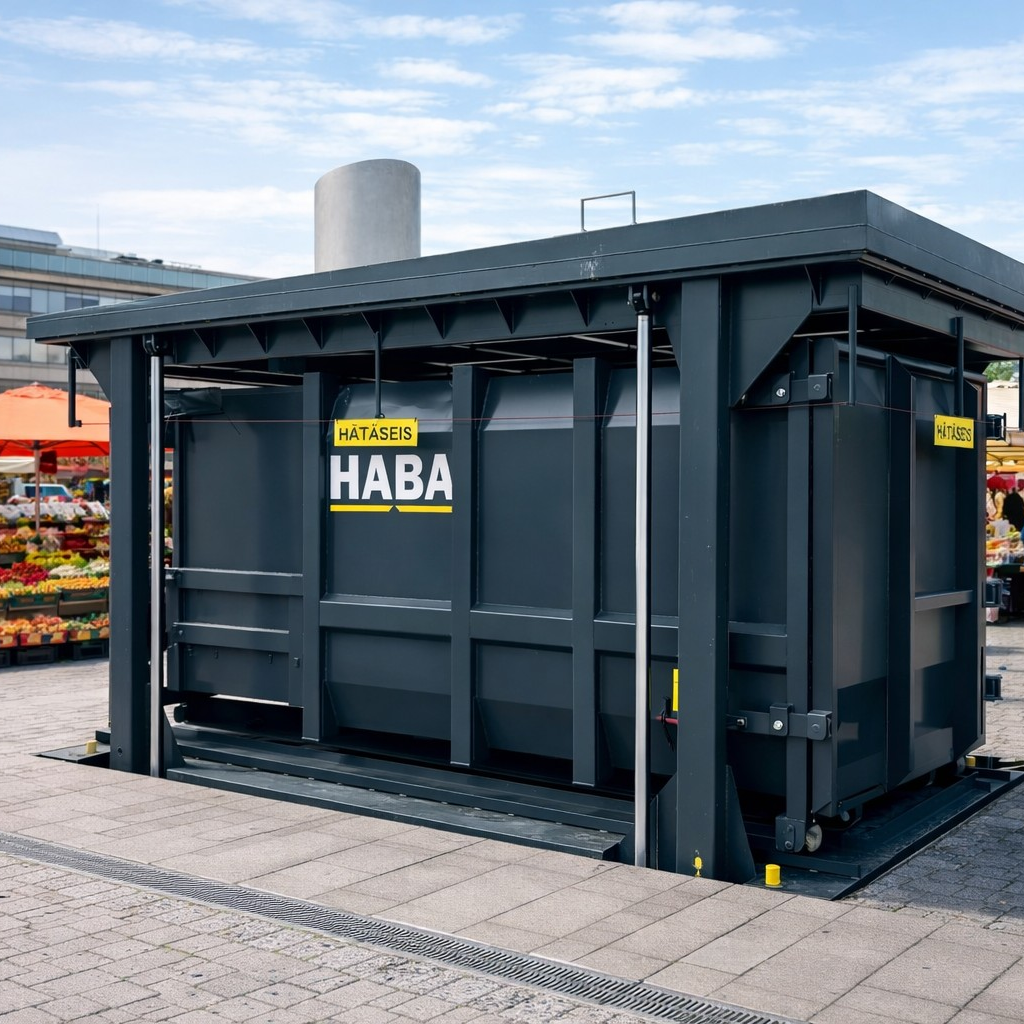 communal underground bin