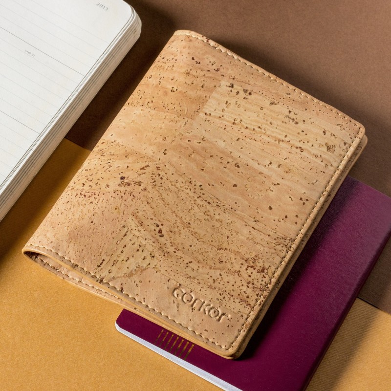 cork passport wallet
