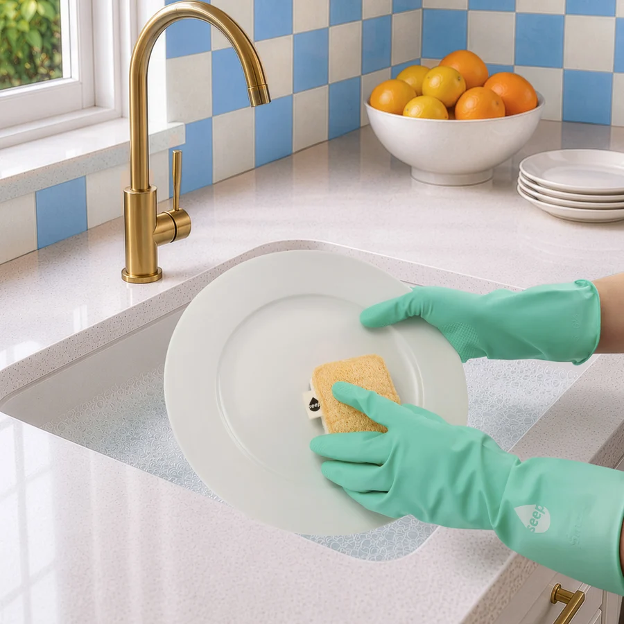fair trade rubber gloves