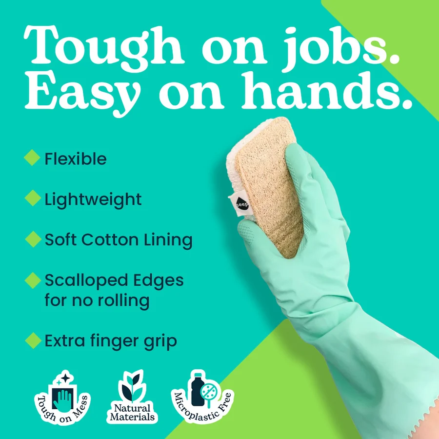 fair trade rubber gloves