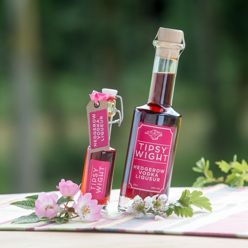 Tipsy Wight hedgerow vodka 
