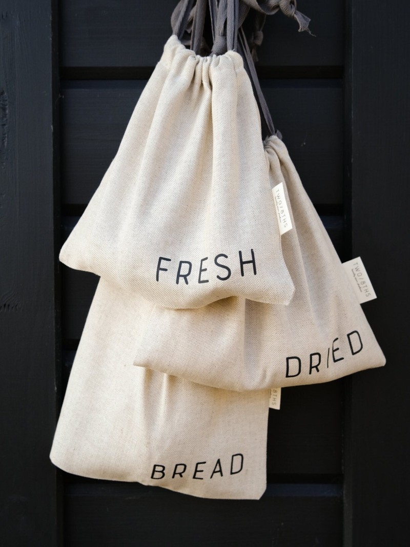 linen drawstring bags