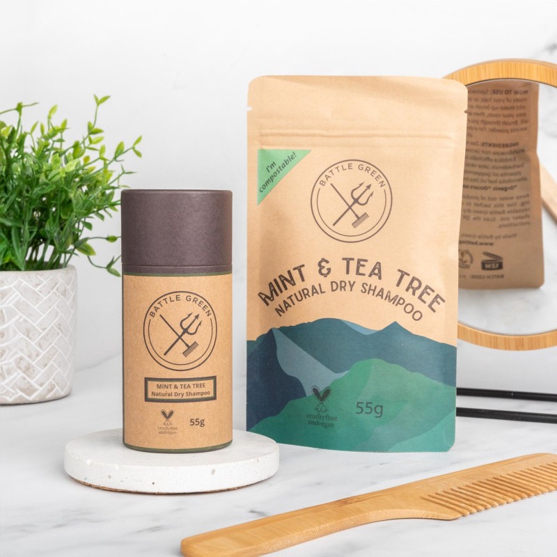 mint tea tree dry shampoo