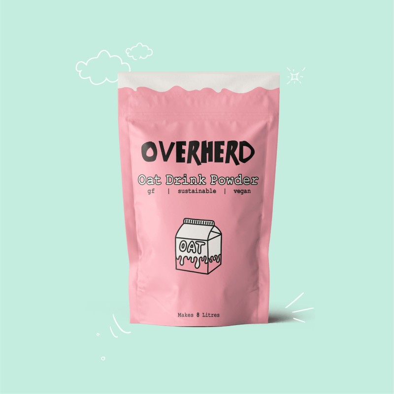 Overherd oat drink powder