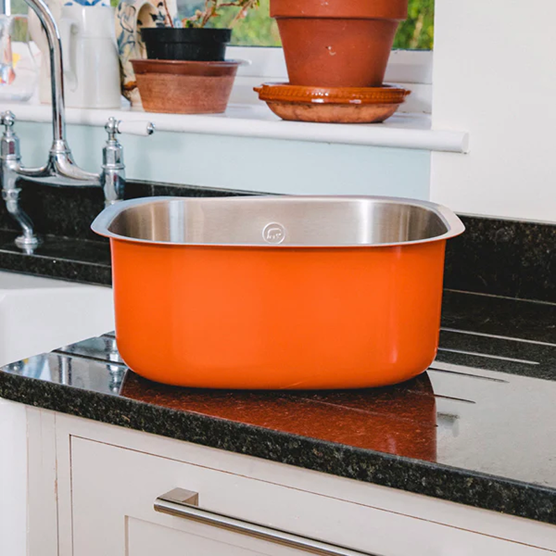 stainless steel washing up bowl
